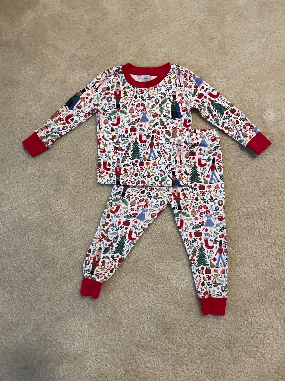 Pottery Barn Kids Holiday Nutcracker Pajama Set